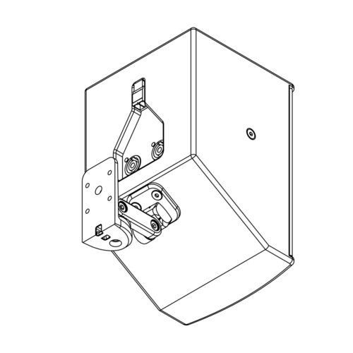 WMB-F5 Wall Mount Bracket Attached